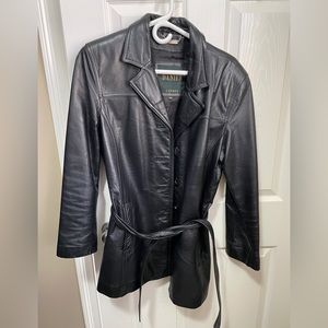 Ladies Danier Leather Jacket with belt. XS sized.